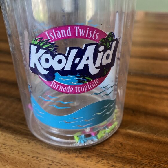 Vintage Kool-Aid Island Twist Tornado Tropical Canada Exclusive Plastic Cup - Picture 2 of 8